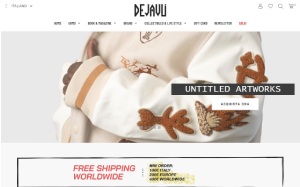 Il sito online di Dejavu Fashion Shop