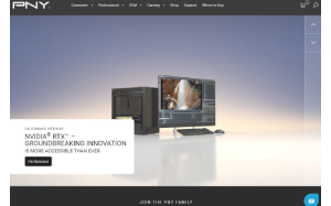 Il sito online di PNY Technologies