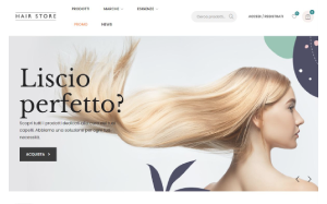Il sito online di Hair Store