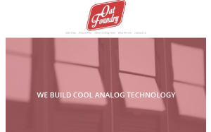 Il sito online di Oat Foundry