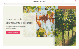 Il sito online di Italian Delights