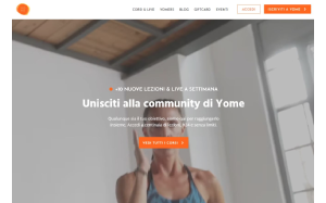 Il sito online di Yome digital