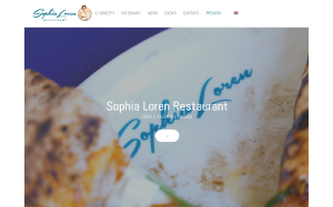 Il sito online di Sophia Loren Restaurant