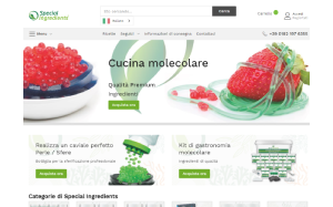 Il sito online di Special Ingredients