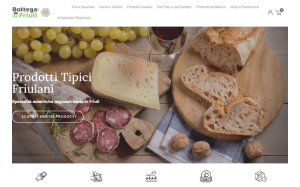 Il sito online di Bottega del Friuli