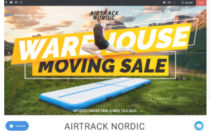 Il sito online di Airtrack Nordic