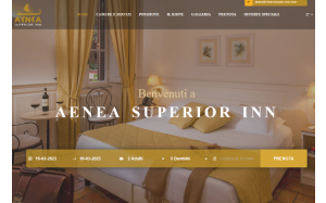Il sito online di Aenea inn Rome
