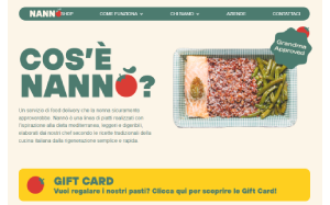 Il sito online di Nanno Food