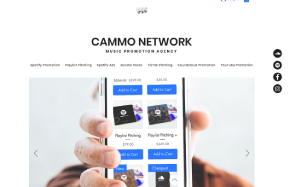 Il sito online di Cammo Network