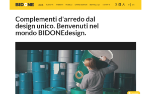 Il sito online di Bidone design