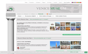 Il sito online di Venice Museum