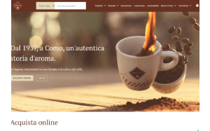 Il sito online di Caffe Milani