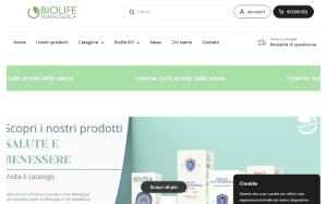 Il sito online di Nutraceutica Biolife