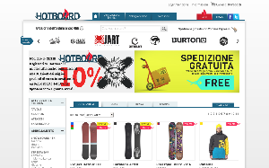 Visita lo shopping online di Hotboard