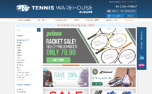 Il sito online di Tennis Warehouse