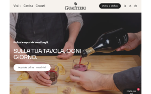 Il sito online di Cantina Gualtieri