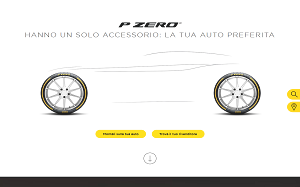 Il sito online di Pirelli PZero