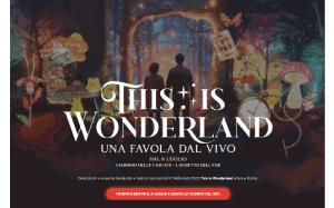 Il sito online di This Is Wonderland Roma
