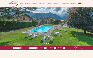Il sito online di Lucia Hotel