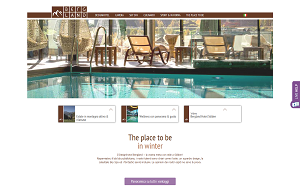 Il sito online di Bergland Design Hotel