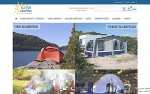 Il sito online di All For Camping