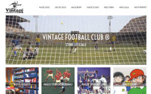 Il sito online di Vintage Football Club