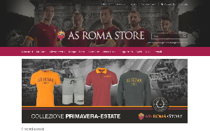Il sito online di AS Roma Store