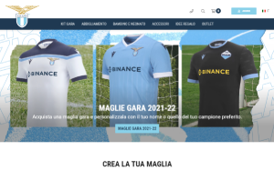 Il sito online di Lazio Style store