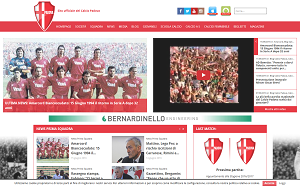 Il sito online di Padova calcio