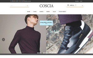 Il sito online di Coscia shopping