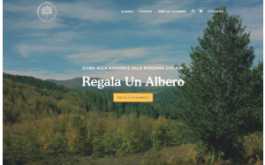 Il sito online di Regala un Albero