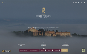 Il sito online di Castel Porrona Hotel Relais