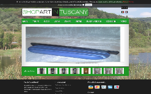 Il sito online di Shopart in Tuscany