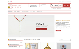 Il sito online di Domus Artis Roma