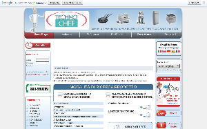 Il sito online di Techno Chef