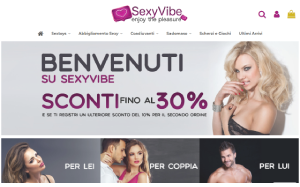 Il sito online di SexyVibe