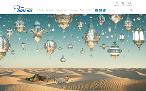 Il sito online di Tunisia Turismo
