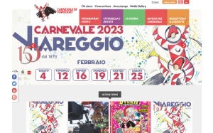 Il sito online di Carnevale di Viareggio
