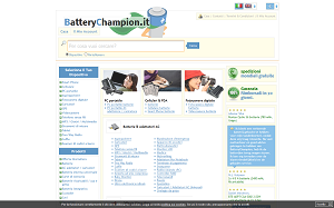 Il sito online di BatteryChampion