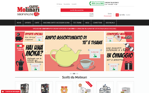 Il sito online di Torrefazione Caffè Molinari Modena 1808