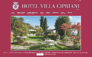 Il sito online di Hotel Villa Cipriani
