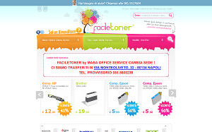 Il sito online di Facile Toner