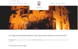 Il sito online di Villa Bernardini