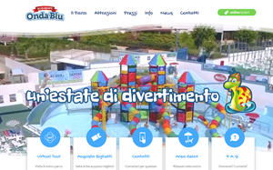 Il sito online di Acquapark Onda Blu