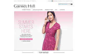 Il sito online di Garnet Hill