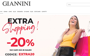Il sito online di Giannini Shop Online