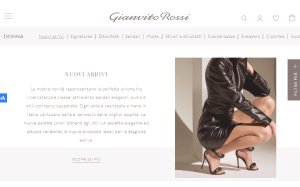 Il sito online di Gianvito Rossi