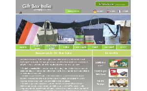 Il sito online di Gift Box Italia