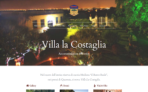 Il sito online di Villa La Costaglia