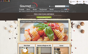 Il sito online di Gourmet Italy